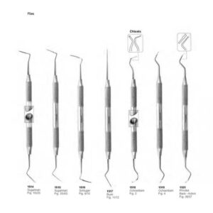 D059 Periodontia instruments hollow Sugarman Schluger Buck Ochsenbein Rhodes