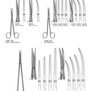 G037 Dissecting Scissors Baby Metzenbaum Metzenbaum Nelson