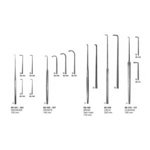 G112 Nerve Vessel Hooks Wagener Graefe Brom Crile Cushing