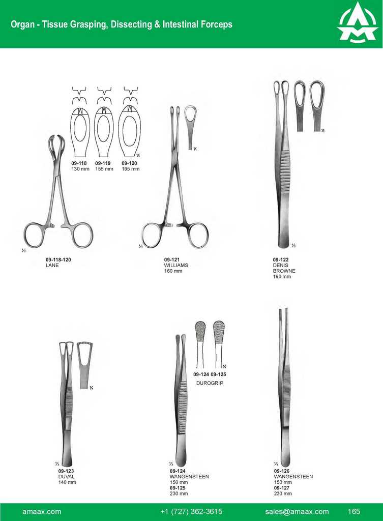 G165 Dissecting Intestinal Forceps Lane Williams Denis Wangensteen