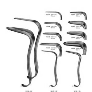 G207 Vaginal Specula Sets Upper Lower Blades Kristeller