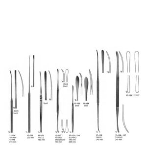 G253 Irrigating Cannulae Embolus Grasping Forceps Blunt Davis Tonnis Schmi Freer Halle